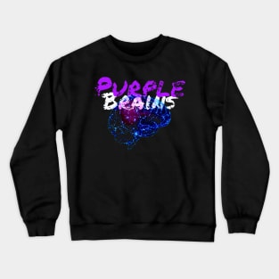 Purple Brains Crewneck Sweatshirt